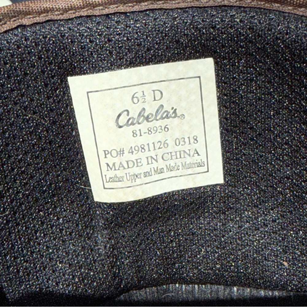 Cabelas  Hunting Boots Size 6  1/2 D Women’s - Picture 9 of 15